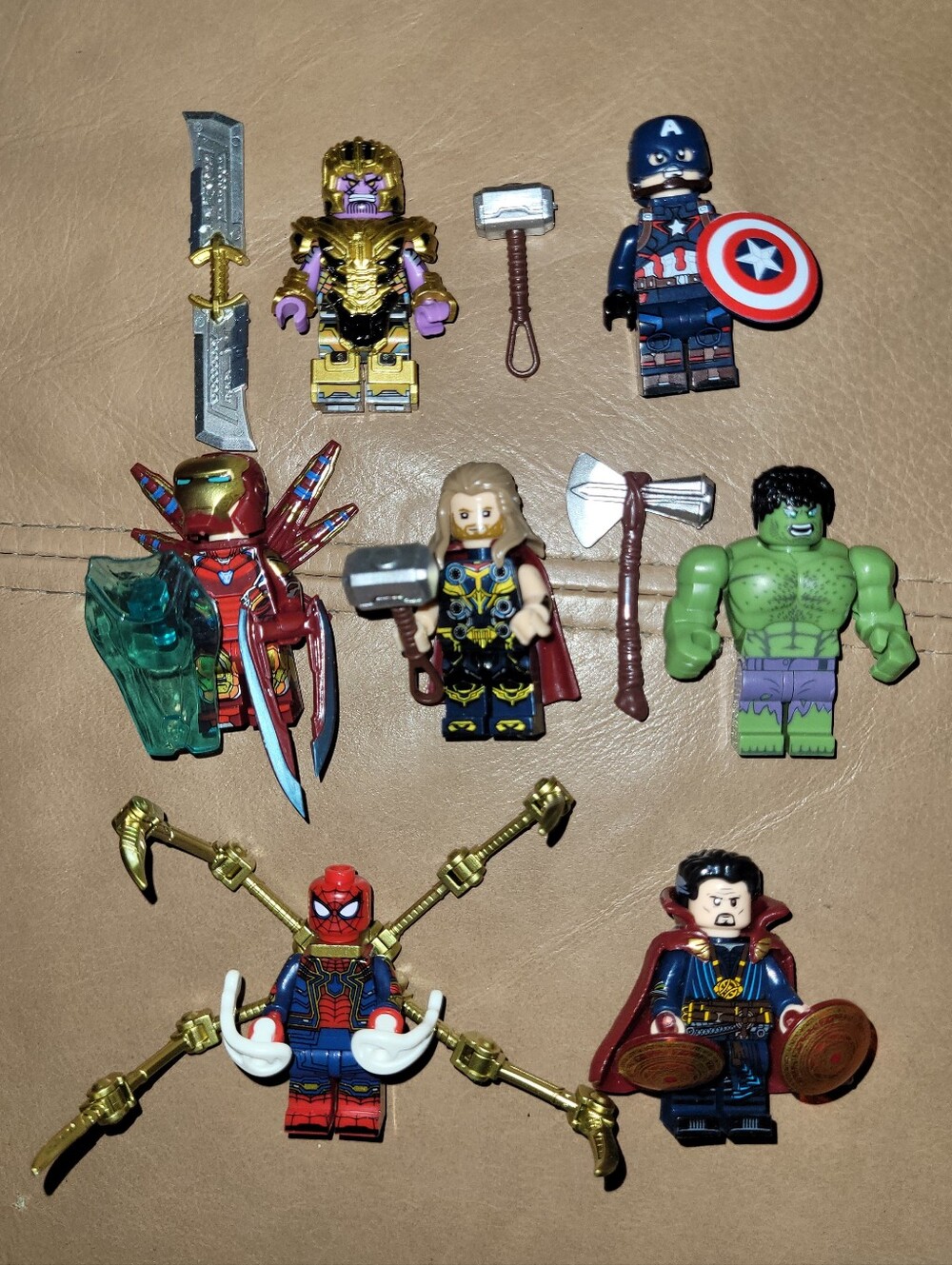 New Marvel Avengers 7 Minifigure Set